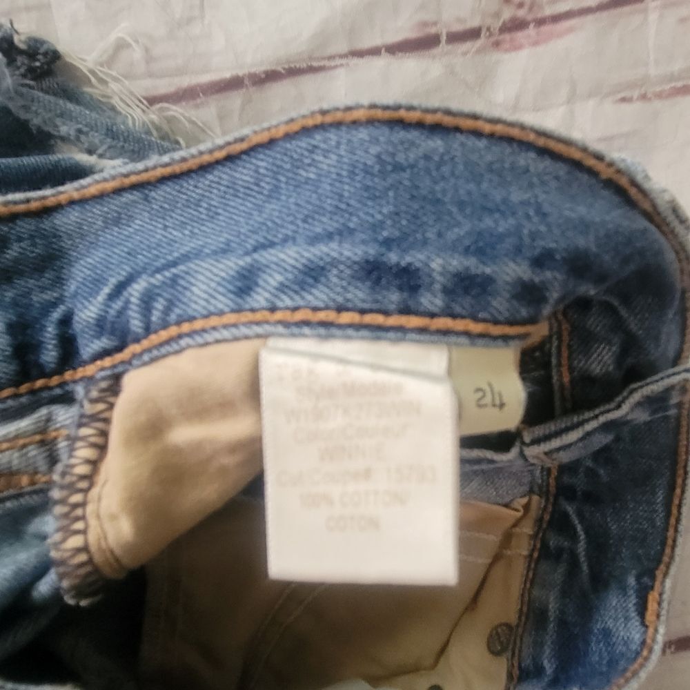 Rag & Bone Cut Off Distressed Winnie Shorts Size 24 - Picture 5 of 5